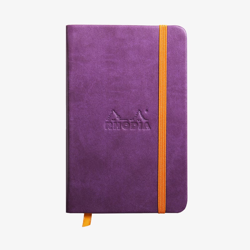 Rhodia Rhodia Hardcover Notebook - Small - Purple - Plain