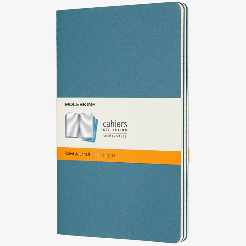 Moleskine Moleskine Cahier Large Journal - Ruled - Set of 3 - Assorted