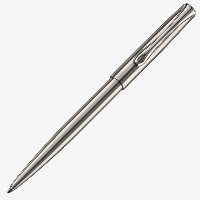 Diplomat Diplomat Traveller Ballpoint Pen - Stainless Steel Chrome Trim