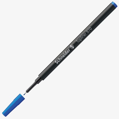Schneider Topliner 970 Fineliner Refill - Blue