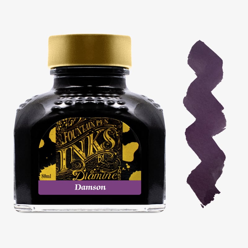 Diamine Inks Diamine Ink Bottle 80ml - Damson