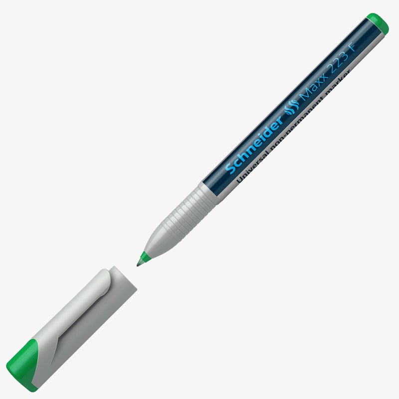 Schneider Schneider Maxx 223 Non-Permanent Marker - Fine - Green