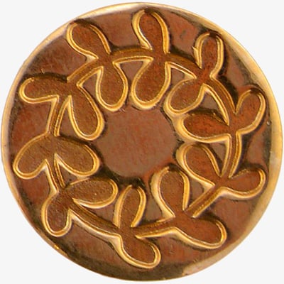 Manuscript Decorative Sealing Coin - Foliage