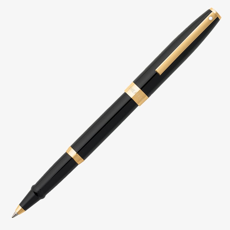 Sheaffer Sheaffer Sagaris Rollerball Pen - Gloss Black Gold Trim