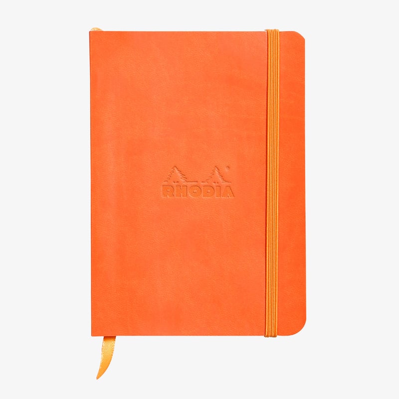 Rhodia Rhodia Softcover Notebook - Medium - Tangerine - Dotted