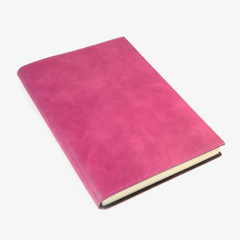 Papuro Papuro Capri Leather Journal - Raspberry - Large