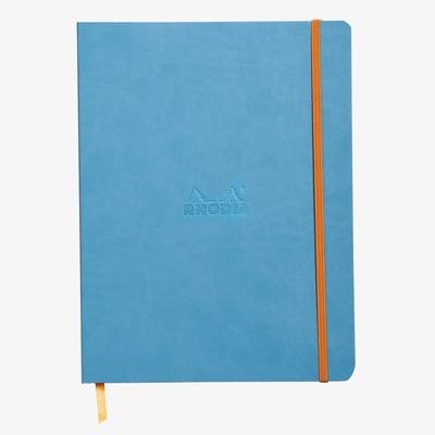 Rhodia Softcover Notebook - Large - Turquoise - Lined