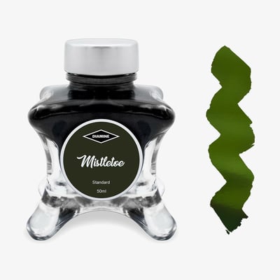 Diamine Inkvent Christmas Ink Bottle 50ml - Mistletoe