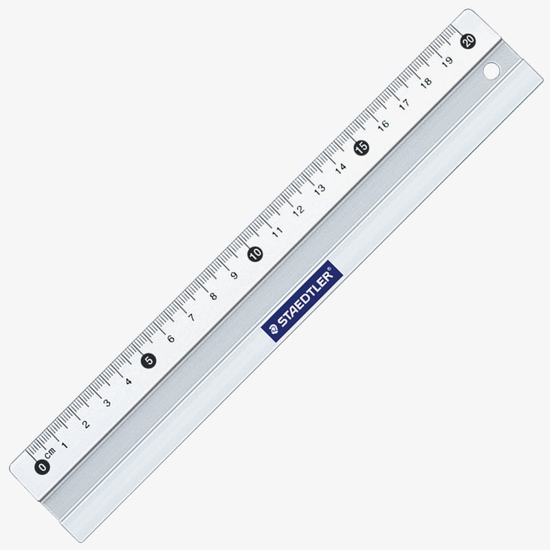Staedtler Staedtler Mars Metal Ruler - 20cm