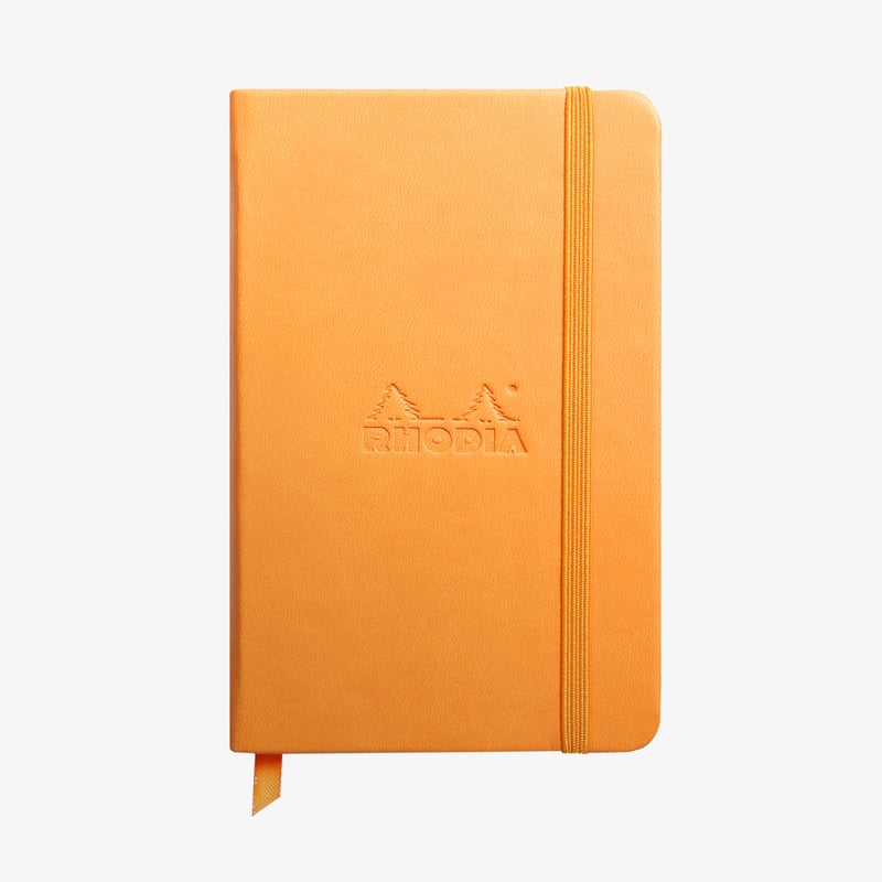 Rhodia Rhodia Hardcover Notebook - Small - Orange - Plain