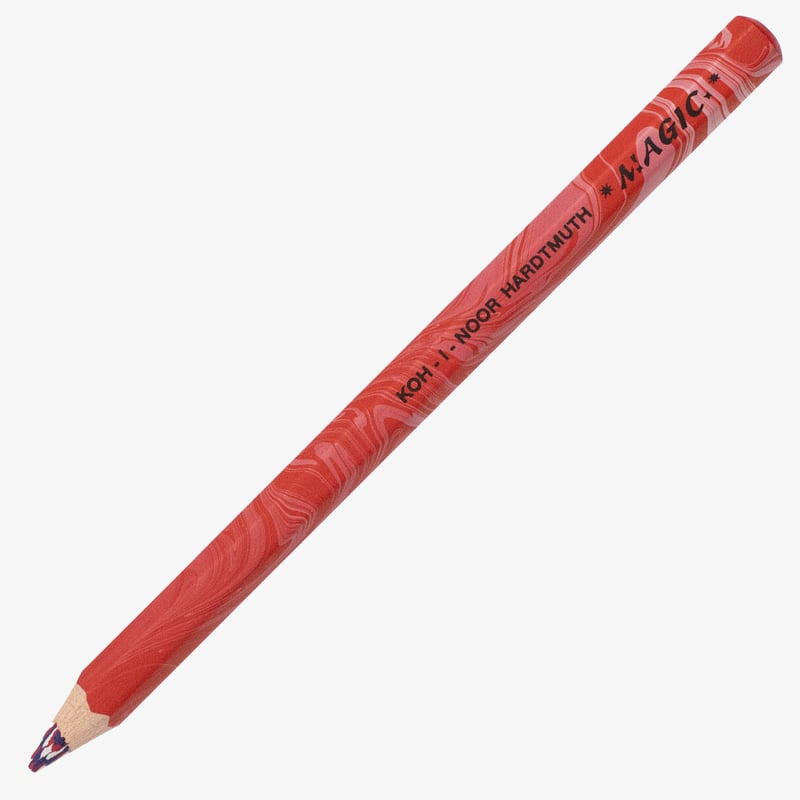 Koh-I-Noor Koh-I-Noor 3405 Jumbo Special Coloured Magic Pencil - America Red