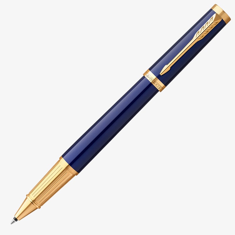 Parker Parker Ingenuity Rollerball Pen - Dark Blue Gold Trim