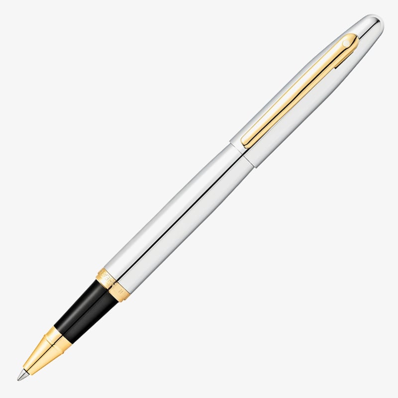 Sheaffer Sheaffer VFM Rollerball Pen - Polished Chrome & Gold