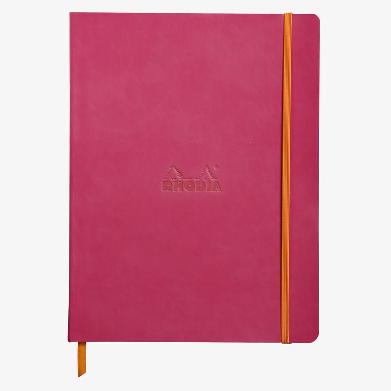 Rhodia Rhodia Softcover Notebook - Large - Raspberry - Lined