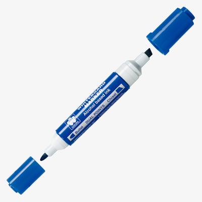 Sakura Whiteboard Marker - Dual Tip - Blue