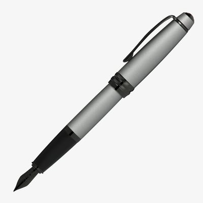 Cross Bailey Fountain Pen - Matte Grey Lacquer
