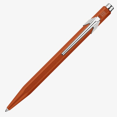 Caran d'Ache 849 ColorMat-X Ballpoint Pen - Orange (Slimpack)