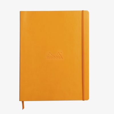 Rhodia Softcover Notebook - A4 - Orange - Lined