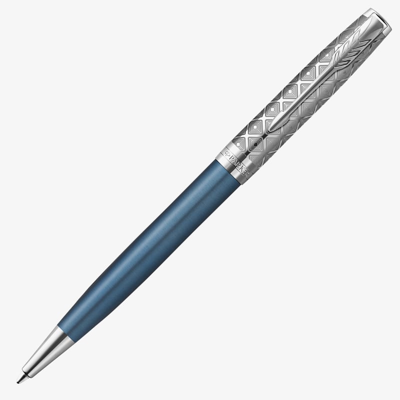 Parker Parker Sonnet Premium Ballpoint Pen - Metal & Blue
