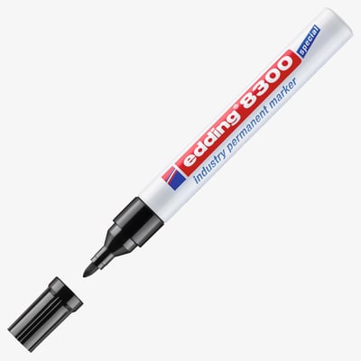 Edding 8300 Industry Permanent Marker - Black