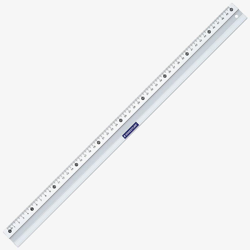 Staedtler Staedtler Mars Metal Ruler - 50cm