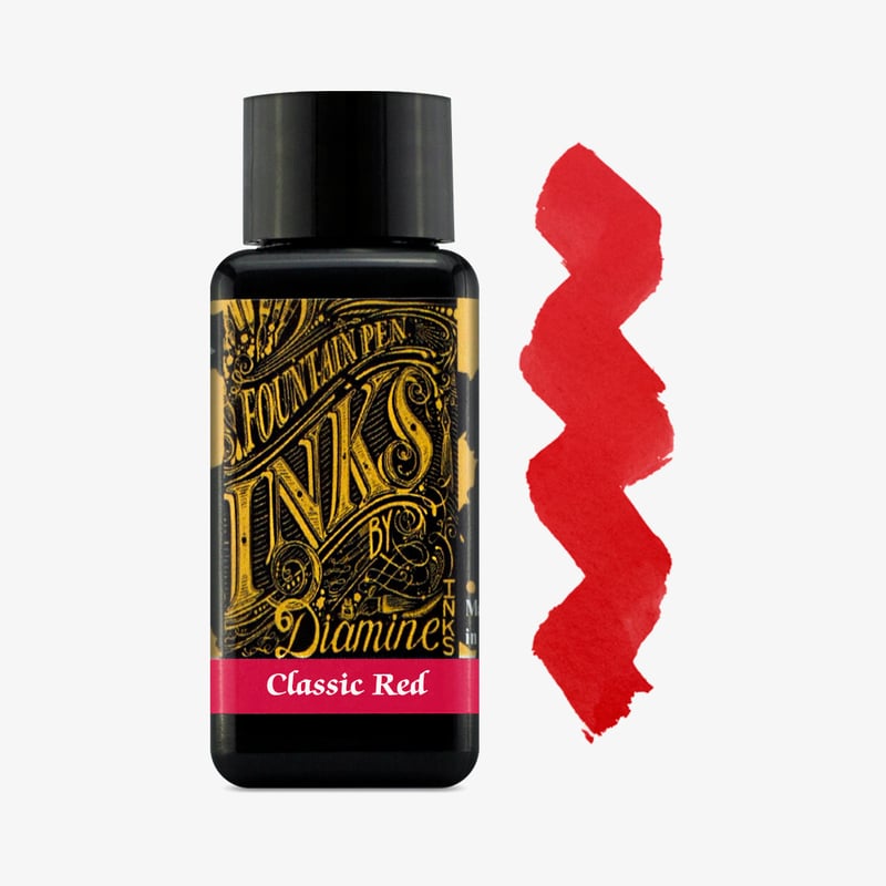 Diamine Inks Diamine Ink Bottle 30ml - Classic Red