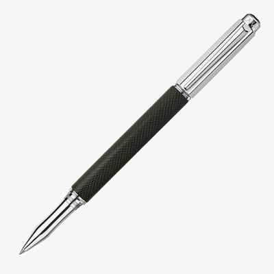 Caran d'Ache Varius Ivanhoe Chain Mail Rollerball Pen - Black