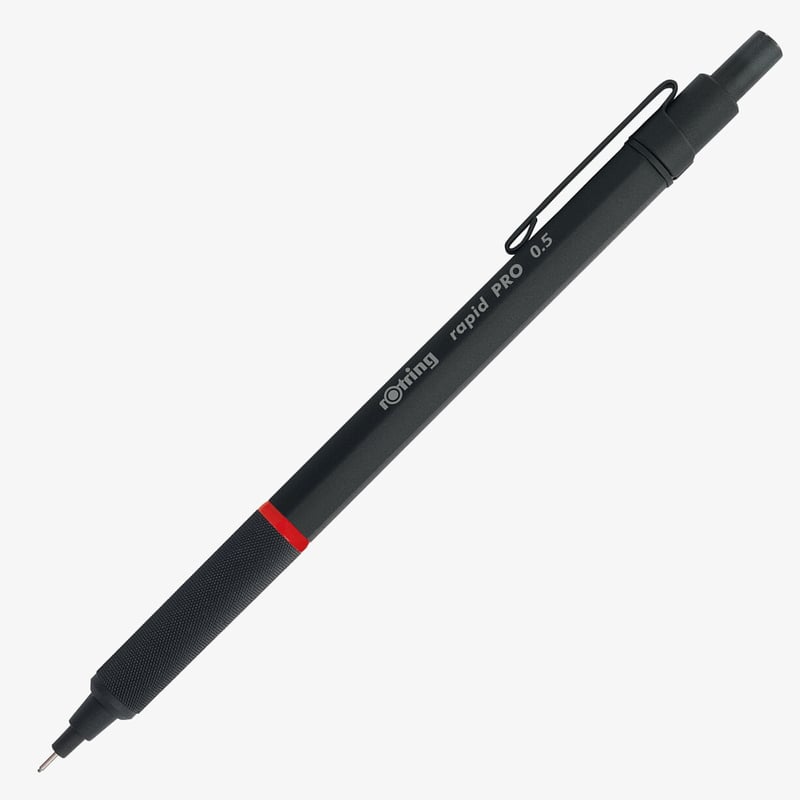 Rotring Rotring Rapid Pro Mechanical Pencil - Black - 0.50mm