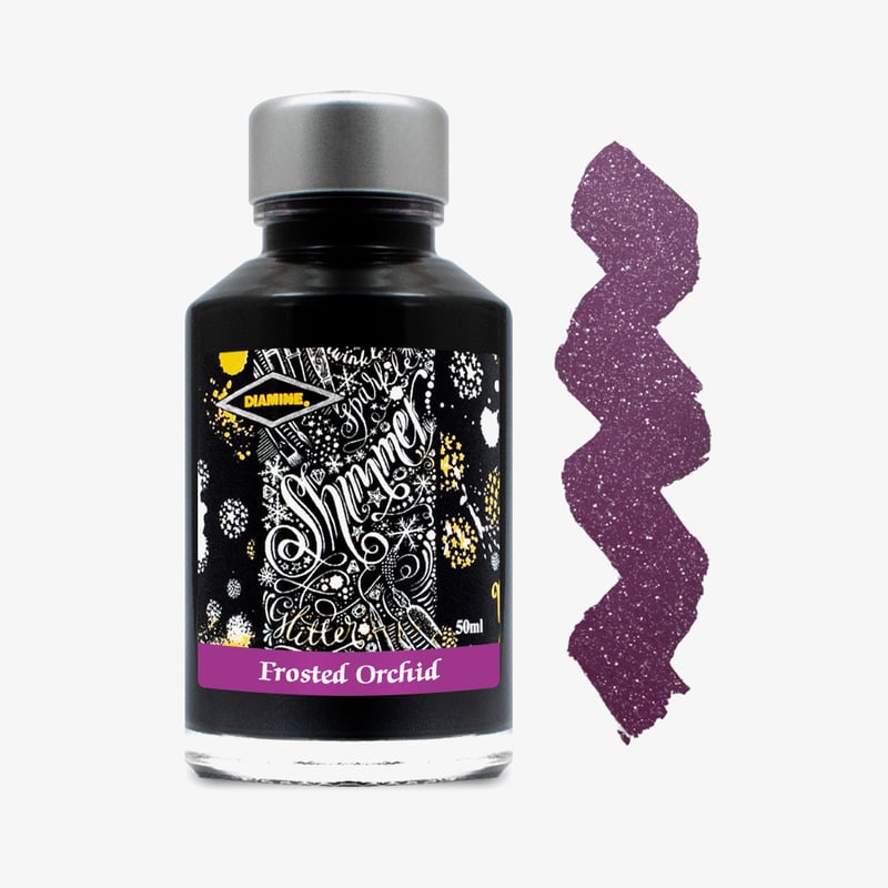 Diamine Inks Diamine Shimmering Ink Bottle 50ml - Frosted Orchid