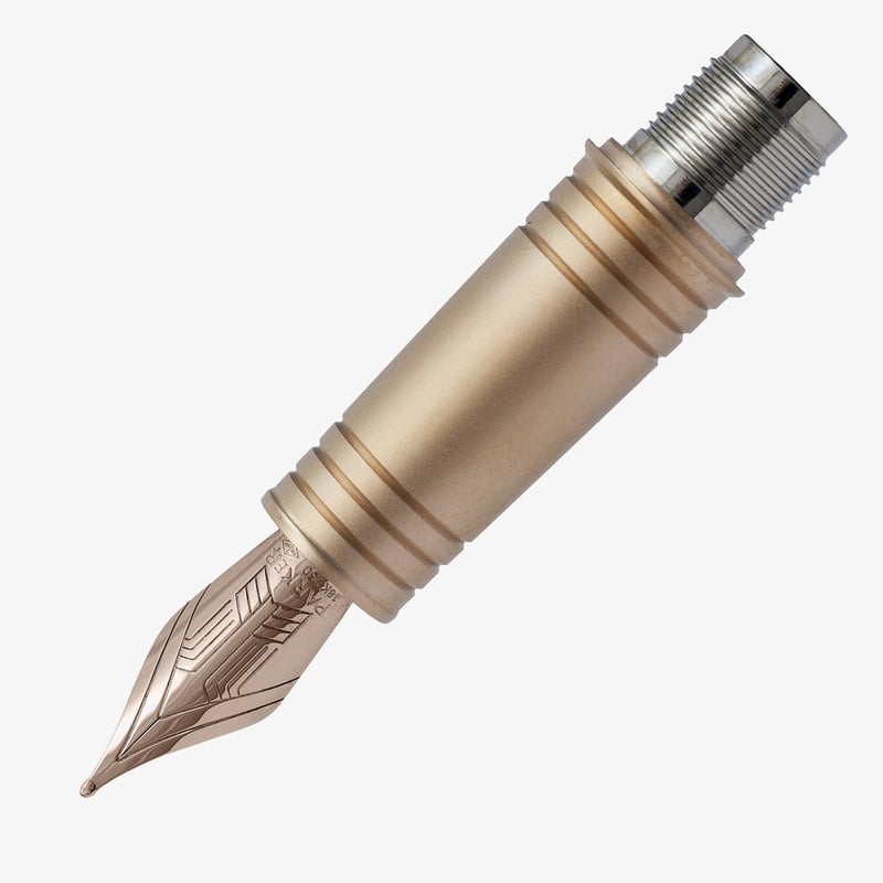 Parker Parker Premier Pre-2017 Pink Gold Trim Nib - Solid 18K Gold Pink Gold Coated - Medium