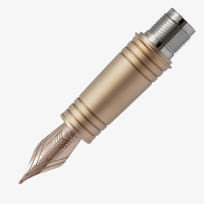 Parker Premier Pre-2017 Pink Gold Trim Nib - Solid 18K Gold Pink Gold Coated - Medium