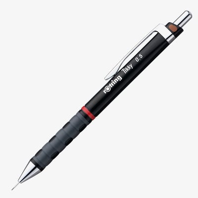 Rotring Tikky Mechanical Pencil - Black Barrel - 0.50mm