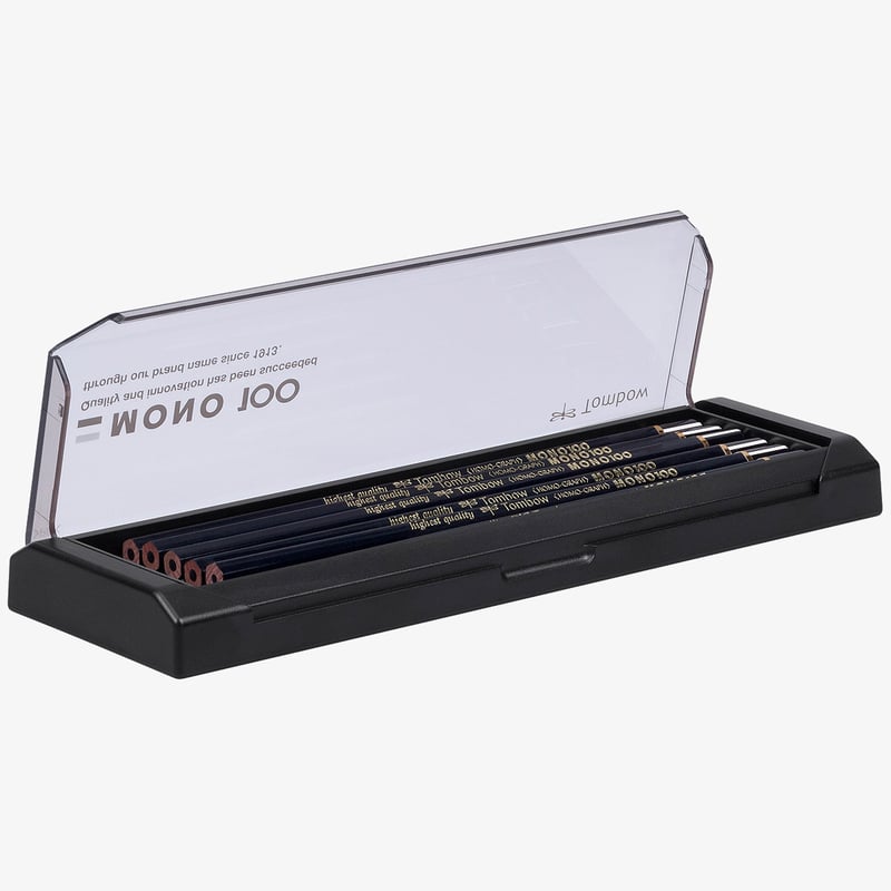 Tombow Tombow Mono 100 Graphite Pencils - Assorted Grades (Pack of 12)