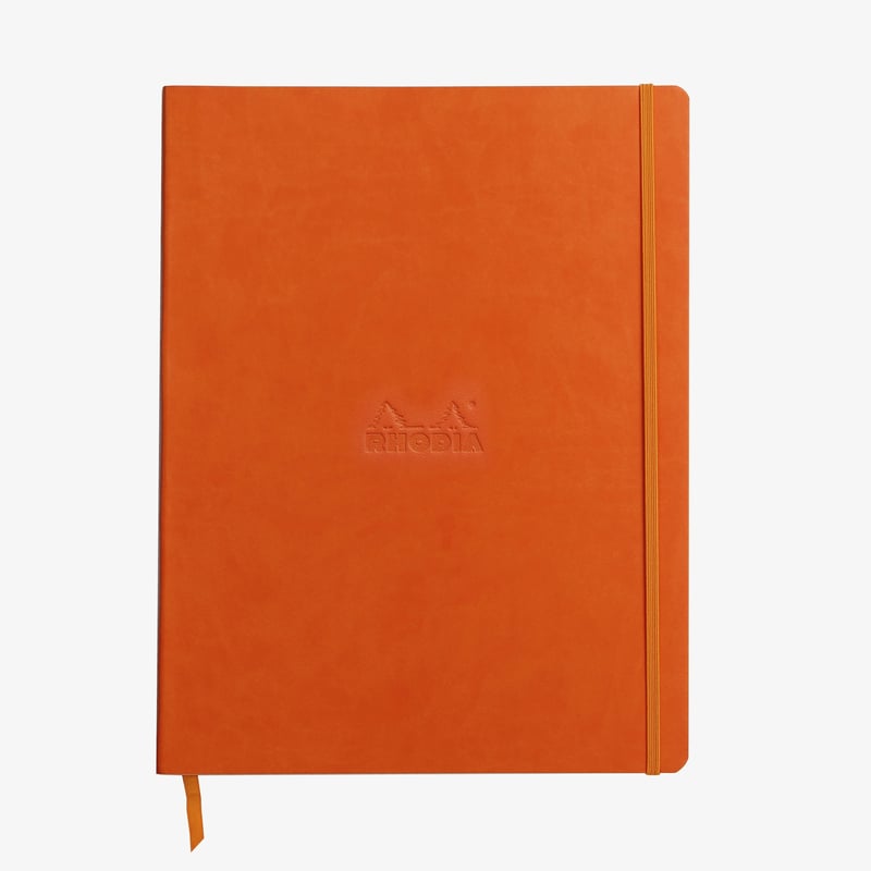 Rhodia Rhodia Softcover Notebook - A4 - Tangerine - Lined