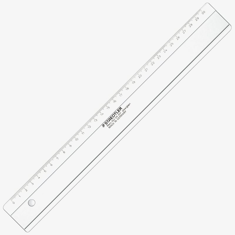 Staedtler Staedtler Mars Plastic Ruler - 30cm