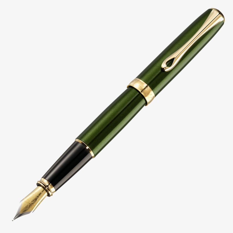 Diplomat Diplomat Excellence A2 Fountain Pen - Evergreen Gold Trim