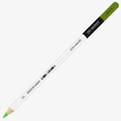 Koh-I-Noor 3411 Round Highlighter Pencil - Green