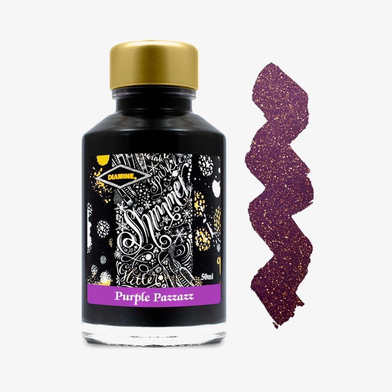 Diamine Inks Diamine ShimmeringInk Bottle 50ml - Purple Pazzazz