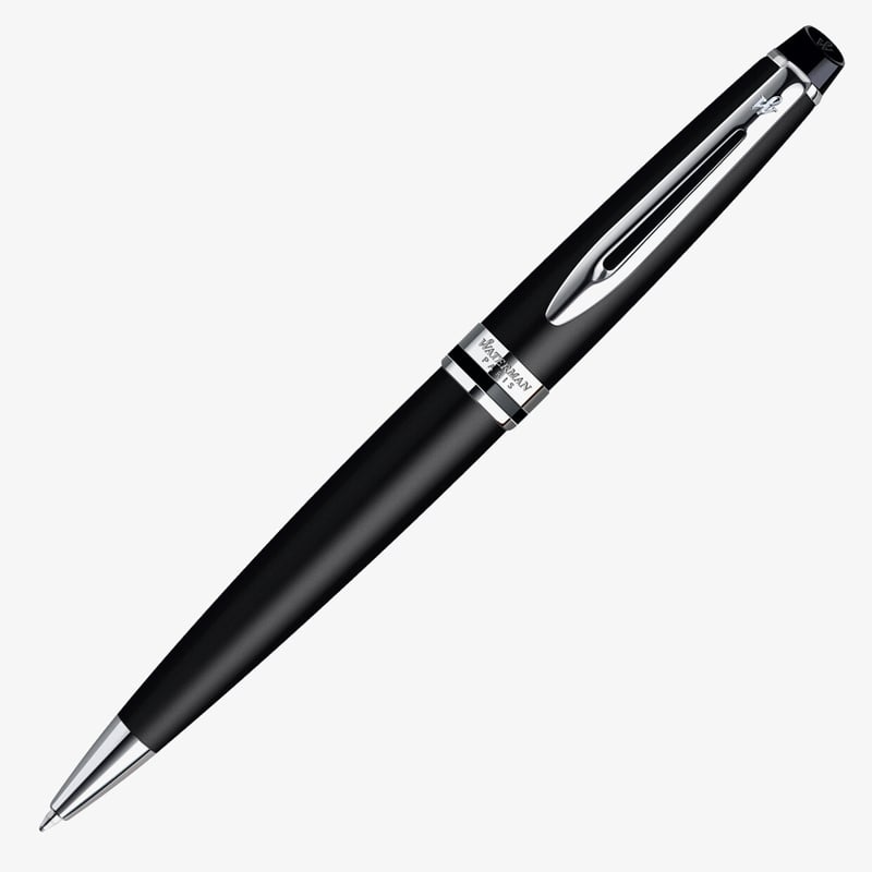 Waterman Waterman Expert Ballpoint Pen - Matte Black Chrome Trim