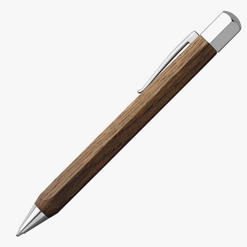 Faber-Castell Faber-Castell Ondoro Ballpoint Pen - Smoked Oak Wood