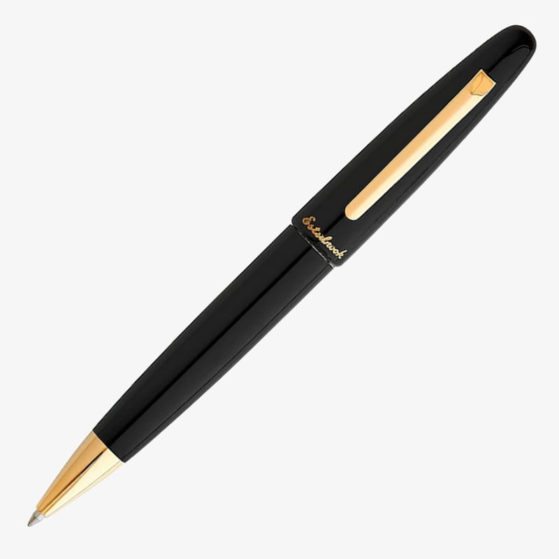 Esterbrook Esterbrook Estie Ballpoint Pen - Ebony Gold Trim