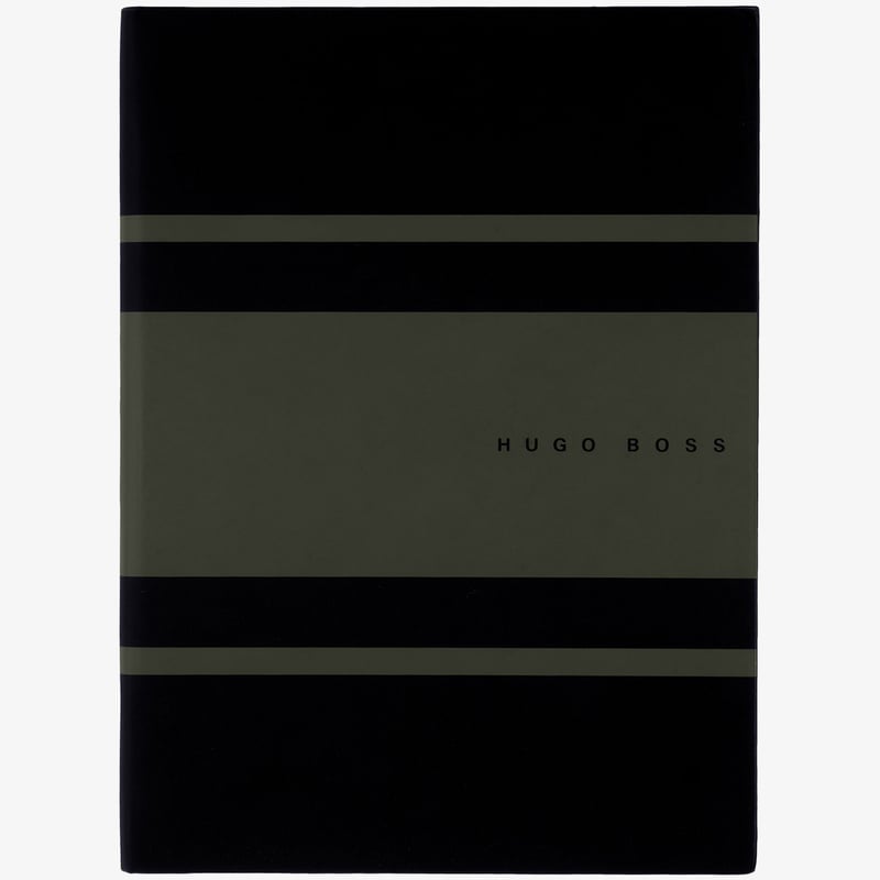 Hugo Boss Gear A5 Notepad - Matrix Khaki
