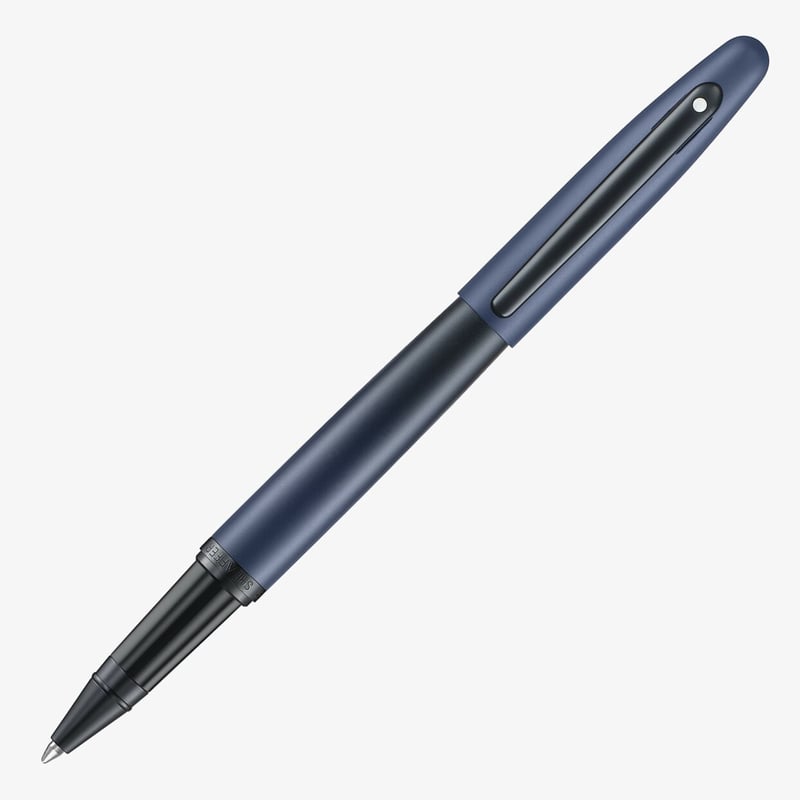 Sheaffer Sheaffer VFM Rollerball Pen - Matte Blue with Matte Black PVD Trim