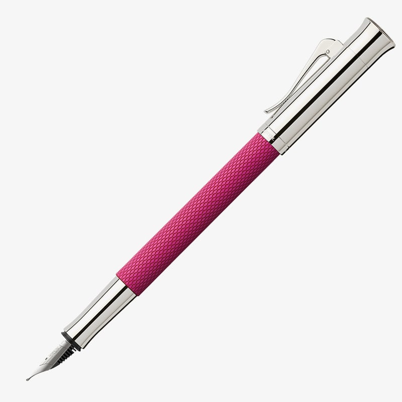 Graf von Faber-Castell Graf von Faber-Castell Guilloche Fountain Pen - Electric Pink