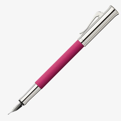 Graf von Faber-Castell Guilloche Fountain Pen - Electric Pink