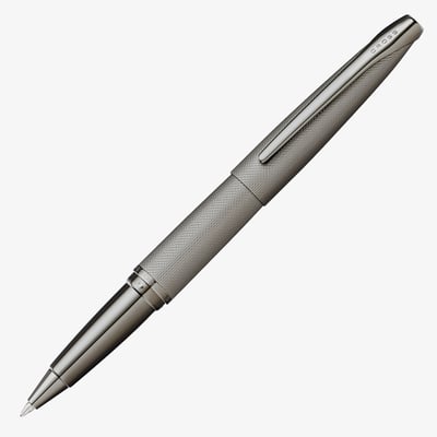 Cross ATX Rollerball Pen - Sandblasted Titanium Grey