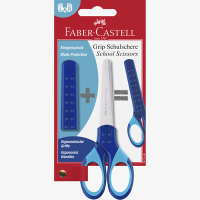 Faber-Castell Grip School Scissors - Blue