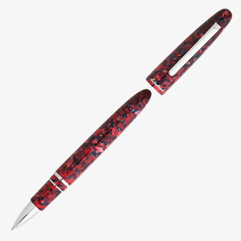 Esterbrook Esterbrook Estie Rollerball Pen - Scarlet Palladium Trim