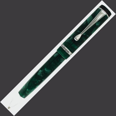 Conklin Duragraph Ballpoint Pen - Forest Green Chrome Trim