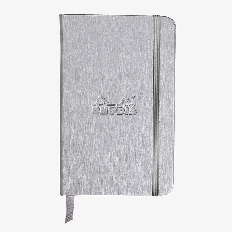 Rhodia Rhodia Webnotebook - Small - Silver - Lined